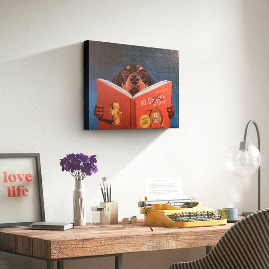 Empire Art Direct 16" x 20" 50 Scents of Grey Graphic Art Print on Gallery Wrapped Canvas Wall Art